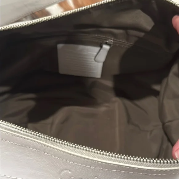 Coach Brown and White signature Monogram hobo Shoulder Bag - Picture 6 of 8